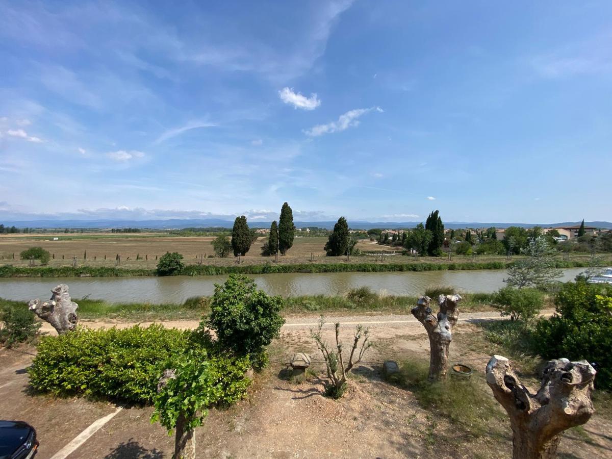 Maison, Canal Du Midi Piscine Homps (Aude) Exterior foto