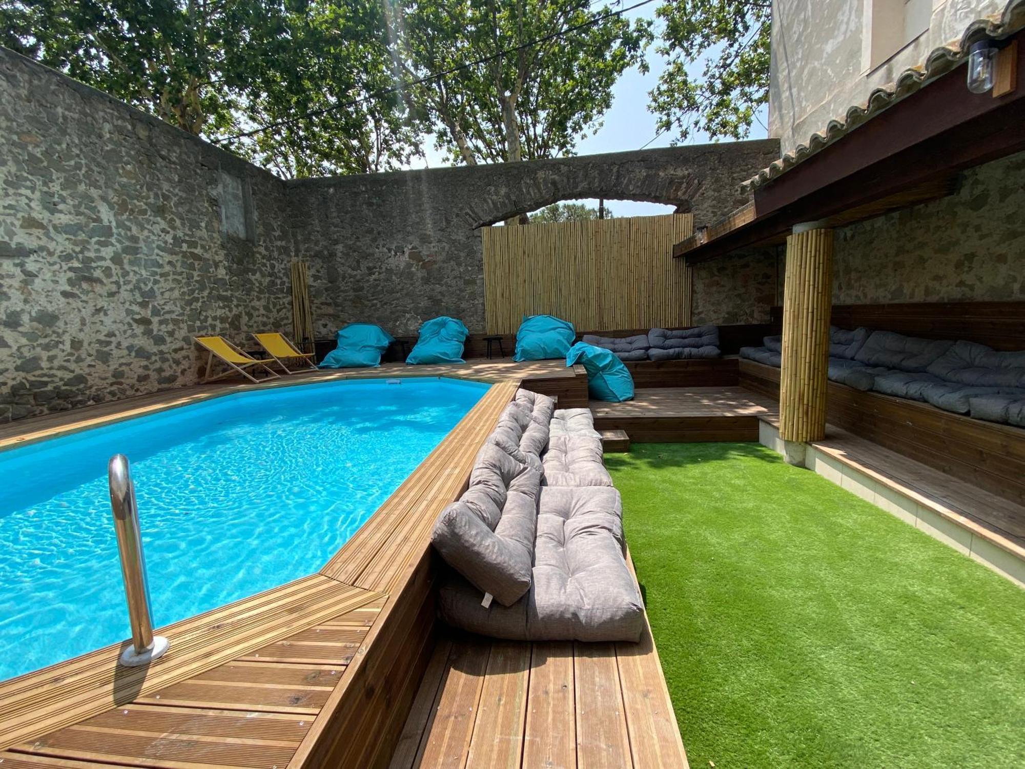 Maison, Canal Du Midi Piscine Homps (Aude) Exterior foto