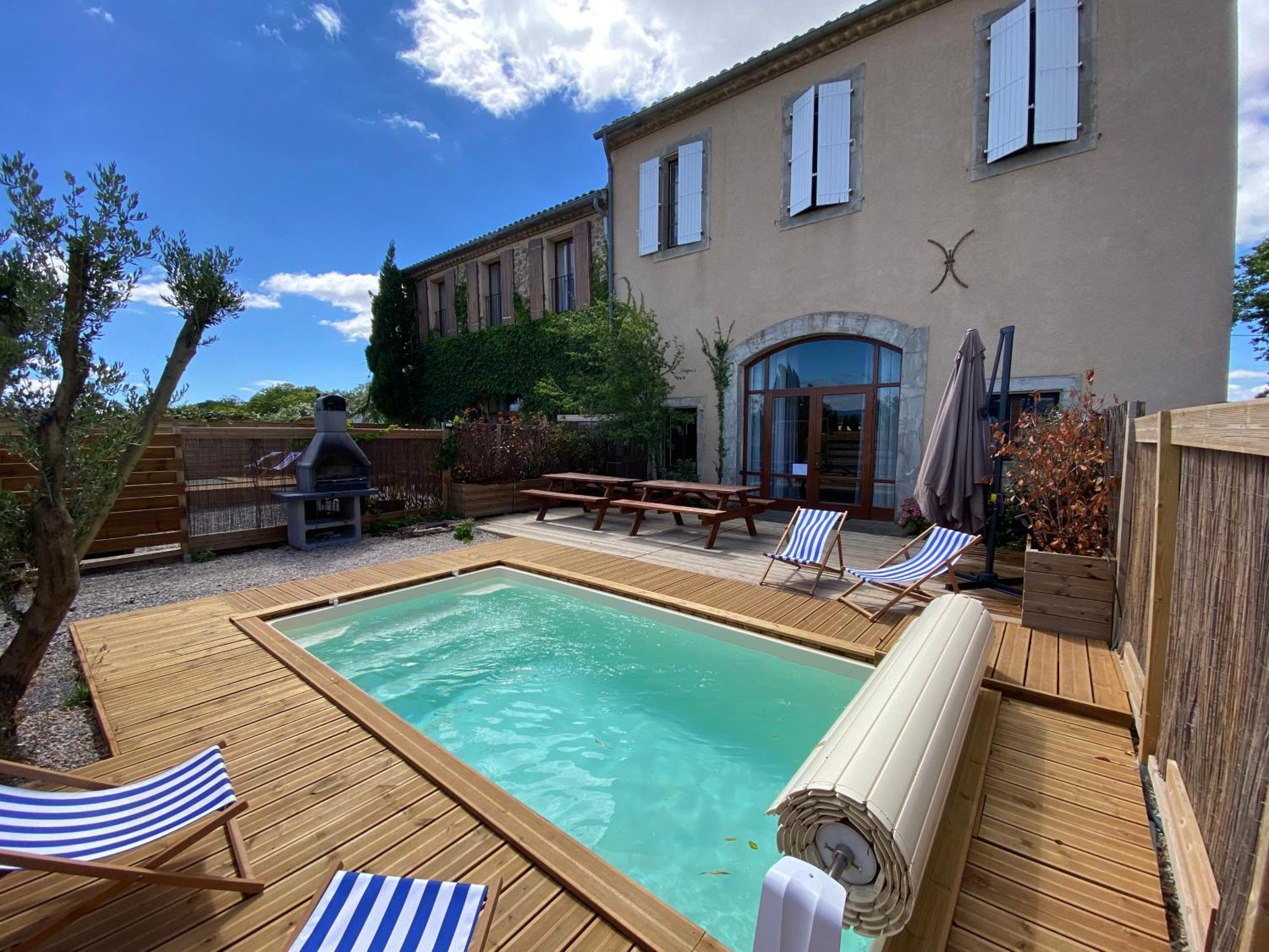 Maison, Canal Du Midi Piscine Homps (Aude) Exterior foto